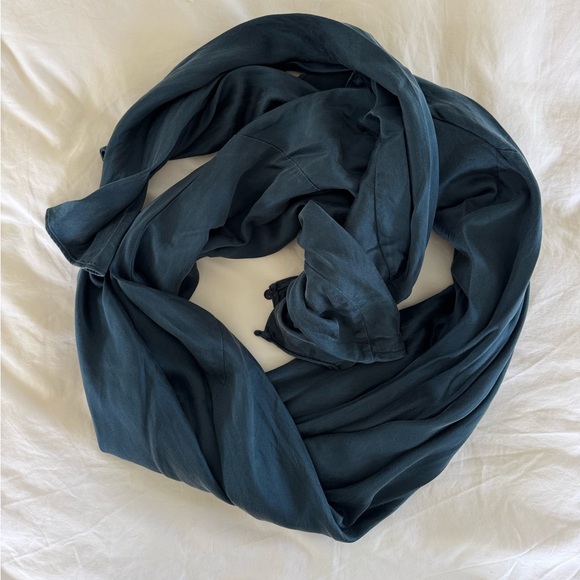 Banana Republic Obsidian Blue Abigail Silk Maxi Dress - Picture 6 of 8